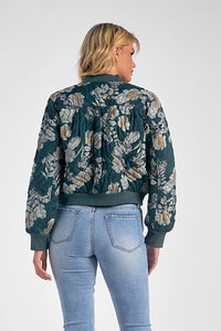 FLORAL QUILTED JACKET