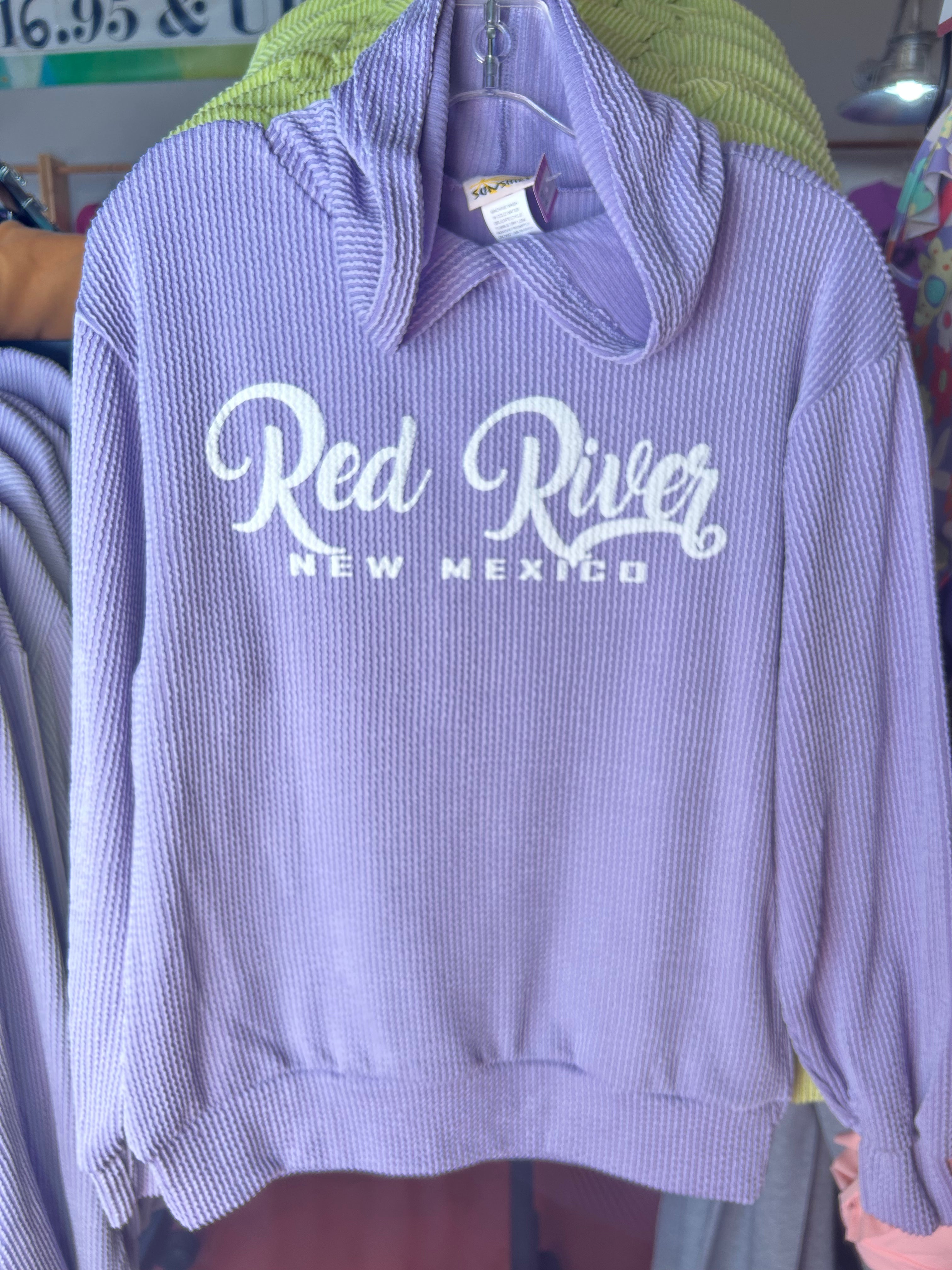 Ribbed Red River Hoodie